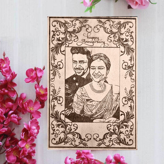 Wooden Engraved Frames - Design 7