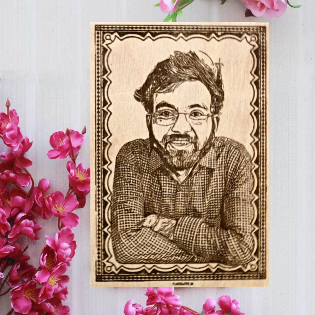 Wooden Engraved Frames - Design 4